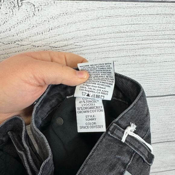 Boyish Women's The Tommy High Rise Authentic Rigid Straight Leg Jeans Size 32 - Picture 11 of 11